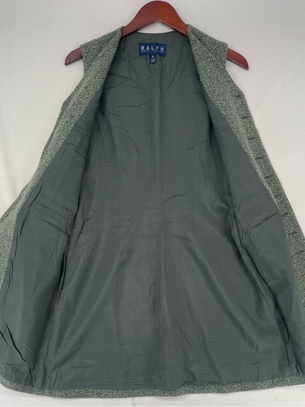 Vintage Ralph Lauren Wool Long Vest - Picture 4 of 8